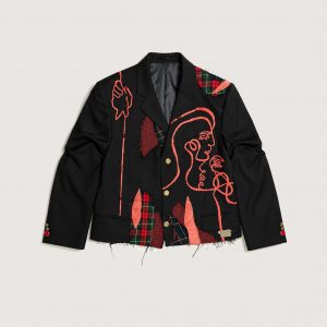 face blazer front No Model