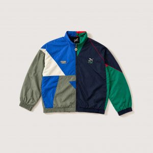 Puma Patchwork Track Jacket Groen/Blauw