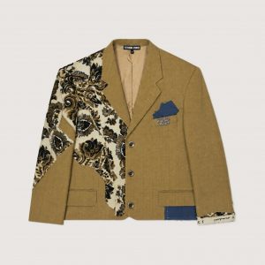yellow blazer men L front No Model