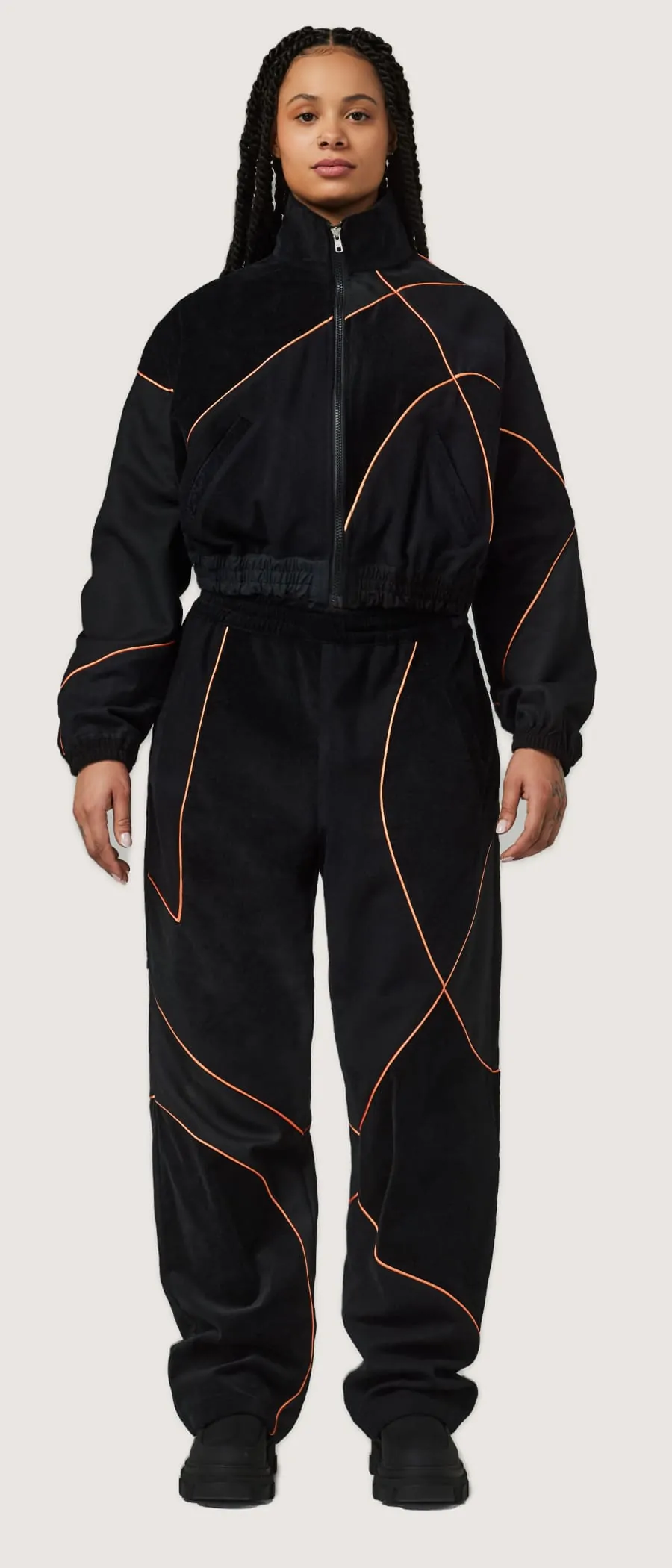 Shattered backboard tracksuit cropped