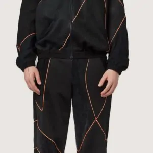 Shattered backboard tracksuit long jacket