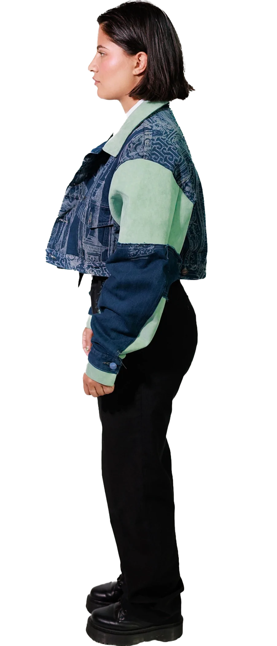 The Alchemist Cropped Denim Jacket - Afbeelding 6