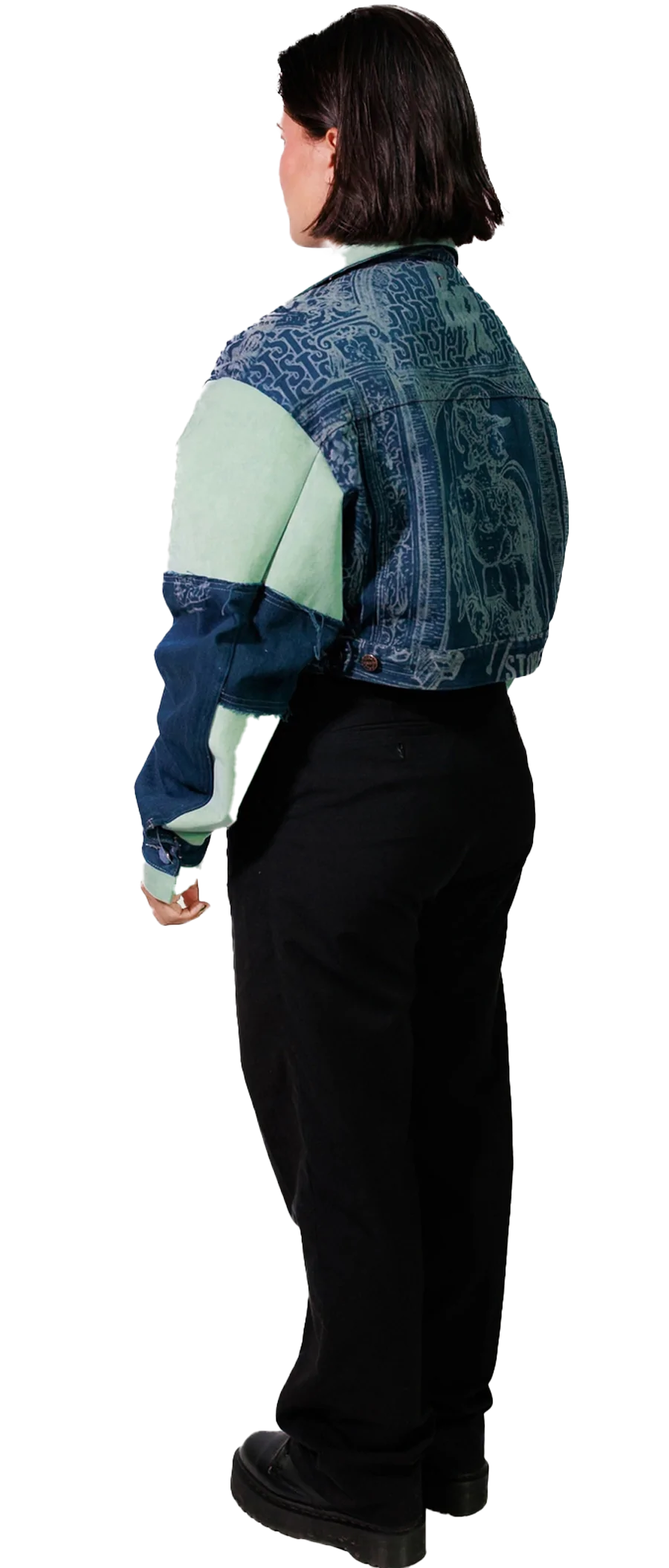 The Alchemist Cropped Denim Jacket - Afbeelding 5