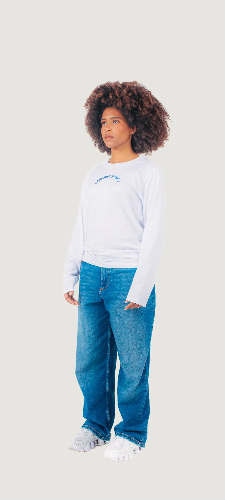 Verhalen Verbinden Long sleeve wit - Afbeelding 2