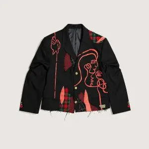 face blazer front No Model