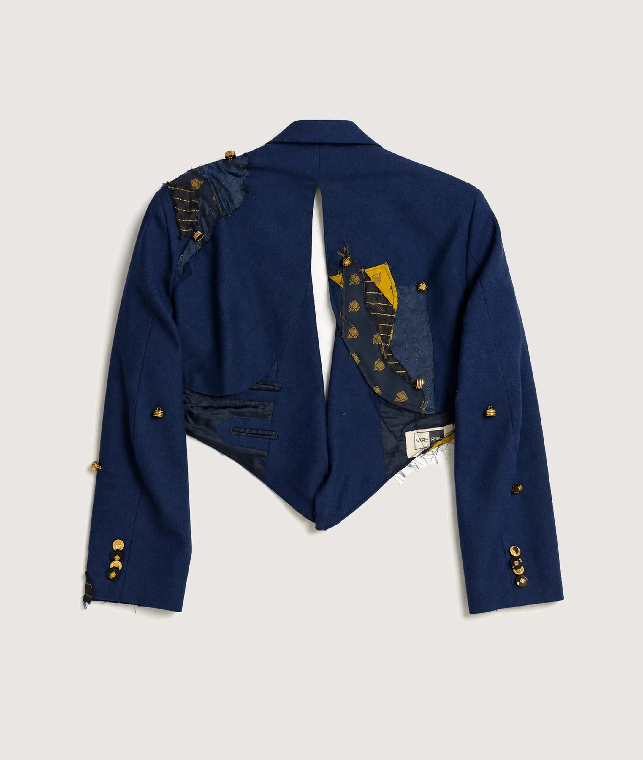 4heemstede blue blazer back No Model