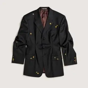 blue blazer front No Model
